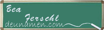 Bea Ferschl Visitenkarte
